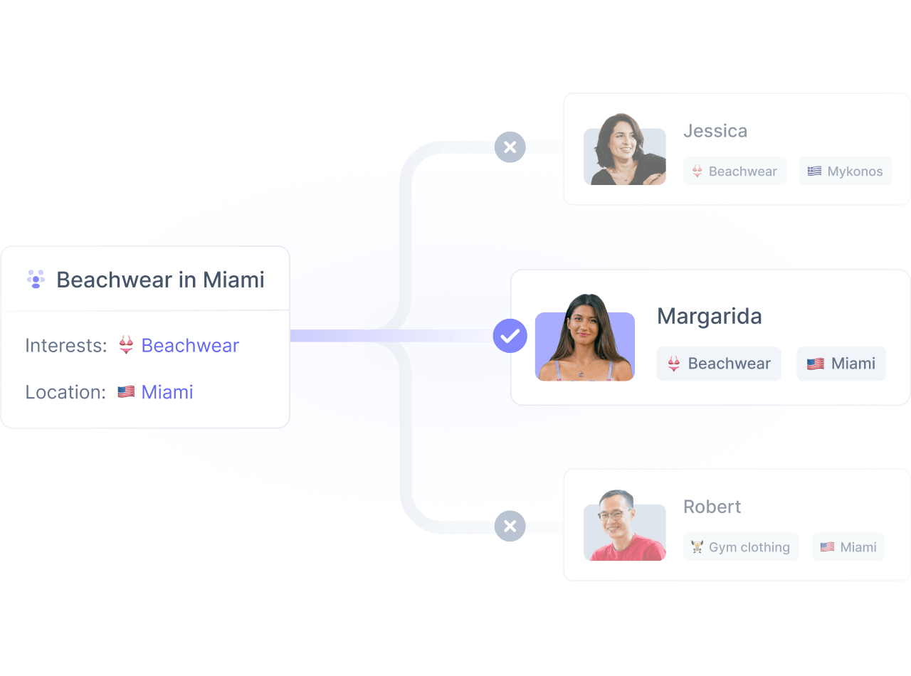 Users' profile and audience segmentation