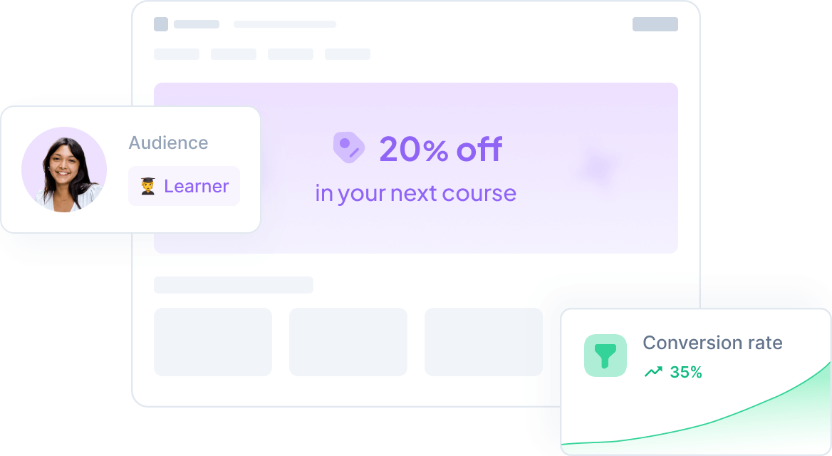 Website personalization